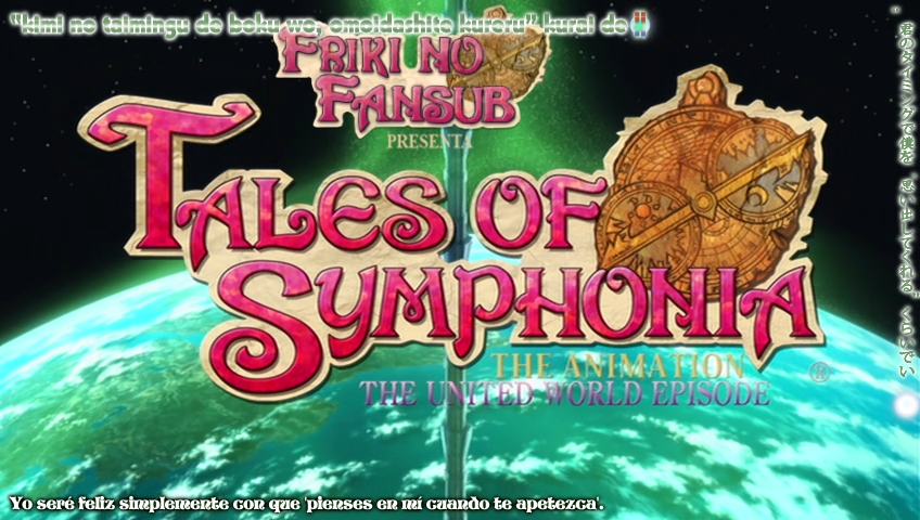 Tales of Symphonia: Sekai Tougou Hen (Friki no Fansub)