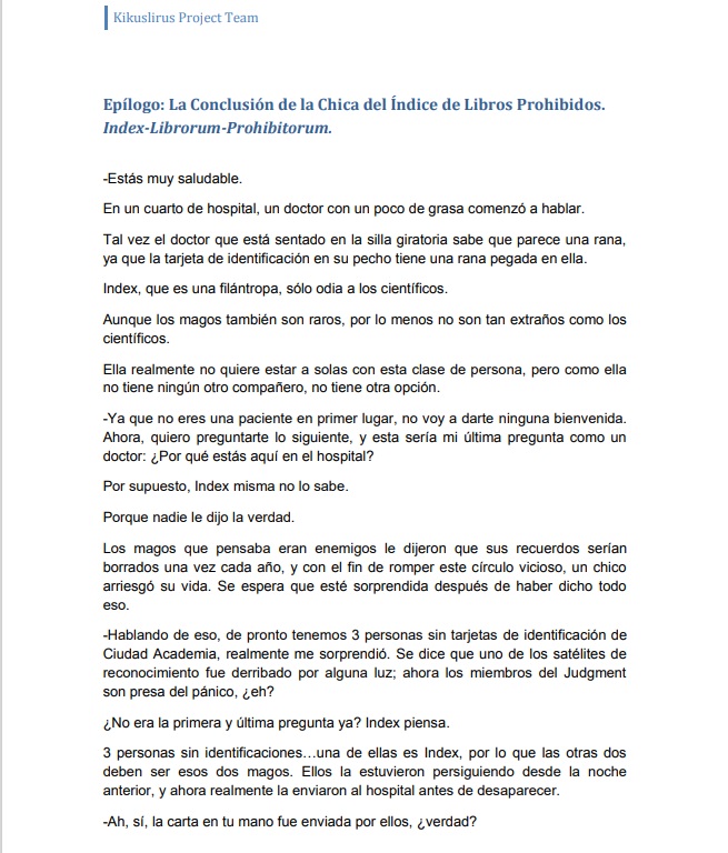 Toaru Majutsu no Index