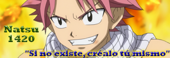 Natsu1420 (Avatar y Firma)