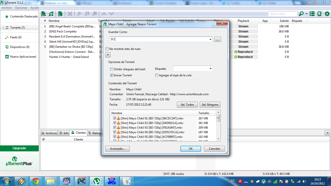 ¡Cómo crear torrent, ponerlo a seedear y de paso, como seedear un torrent! (Agregar)