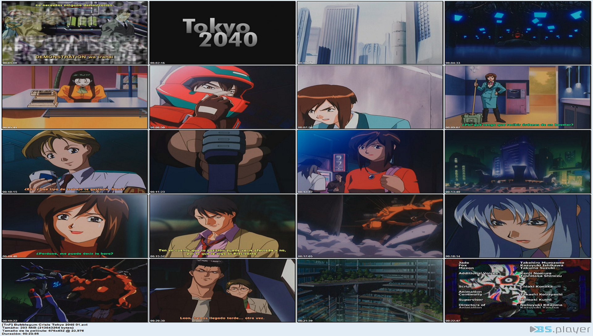Bubblegum Crisis Tokyo 2040 (Tatakae no Fansub)