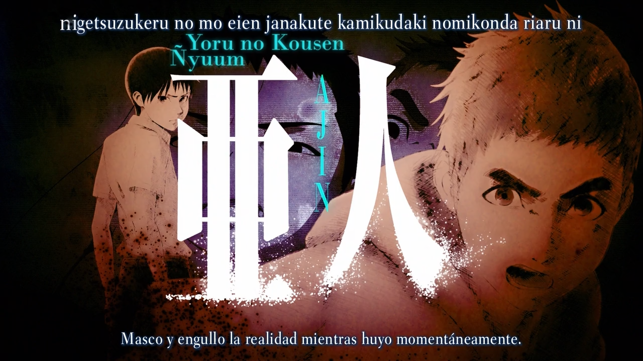Ajin: Semihumano - Temporada 2 BD (Yoru no Kouse, Ñyuum)
