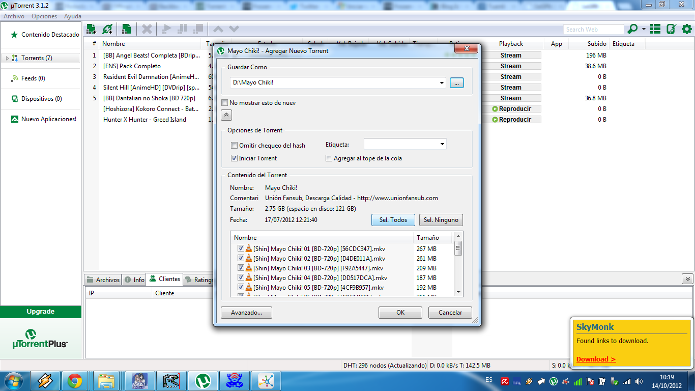 ¡Cómo crear torrent, ponerlo a seedear y de paso, como seedear un torrent! (Seleccionar carpeta)