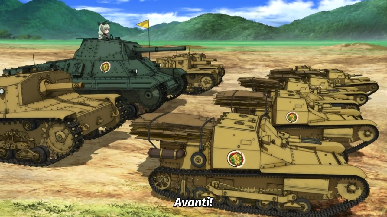 Girls und Panzer: Kore ga Hontou no Anzio-sen Desu! (Unmei no Chikara,Natsuyoru Fansub)