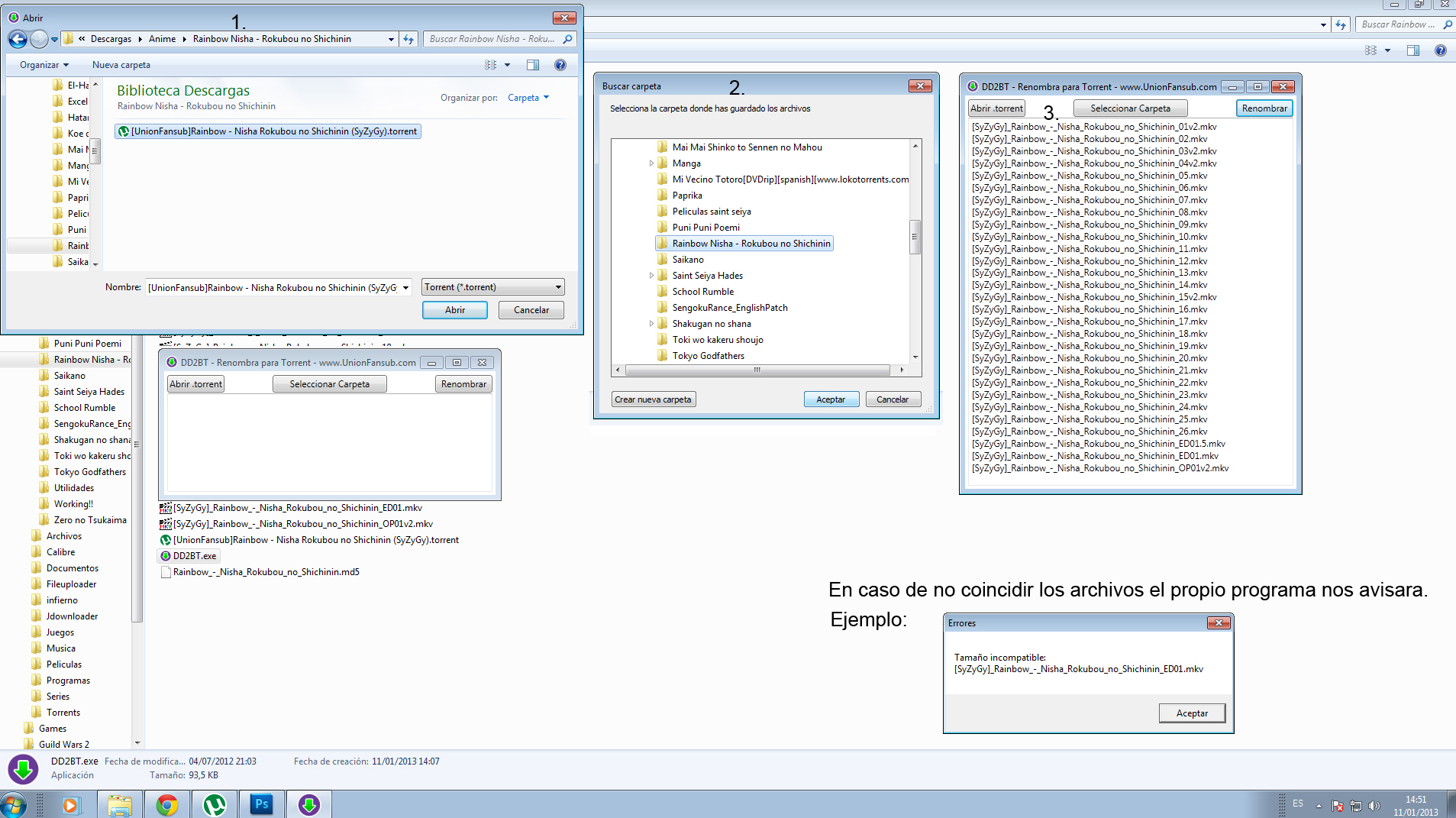 Seedear archivos descargados por DD (Renombrar)