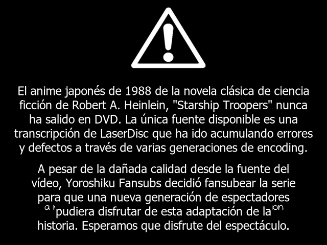 Starship Troopers (Yoroshiku Fansubs)