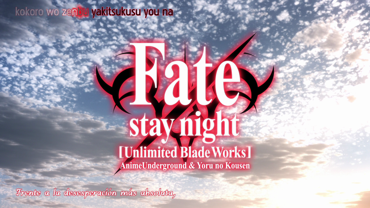 Fate/stay night: Unlimited Blade Works (TV) (Yoru no Kousen)