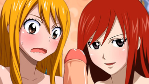 Fairy Tail Hentai - Lucy x Erza x Juvia x Natsu x Gray