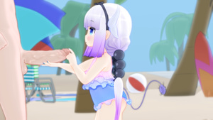 Kanna - Thighjob + Oral