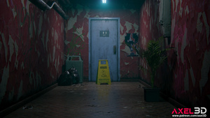 Tifa Lockhart in Public Toilet