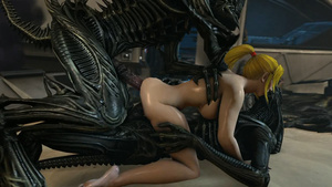 Samus on a Strange Alien Planet