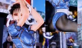 Fighting Girl Li: Defeated and automatically assaulted