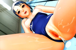 Almond Collective: Panty robber and marmaid in school swimwear