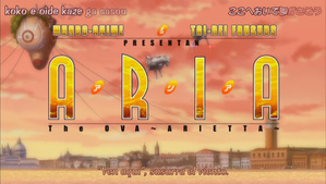 Aria the OVA: Arietta
