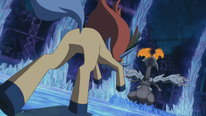 Pokémon: Kyurem vs. el espadachín místico (Pokemon Best Wishes! Season 2: Kyurem vs. Seikenshi)