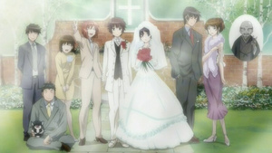 Hanbun no Tsuki ga Noboru Sora