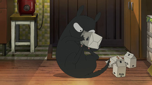 La chica satélite y el chico vaca